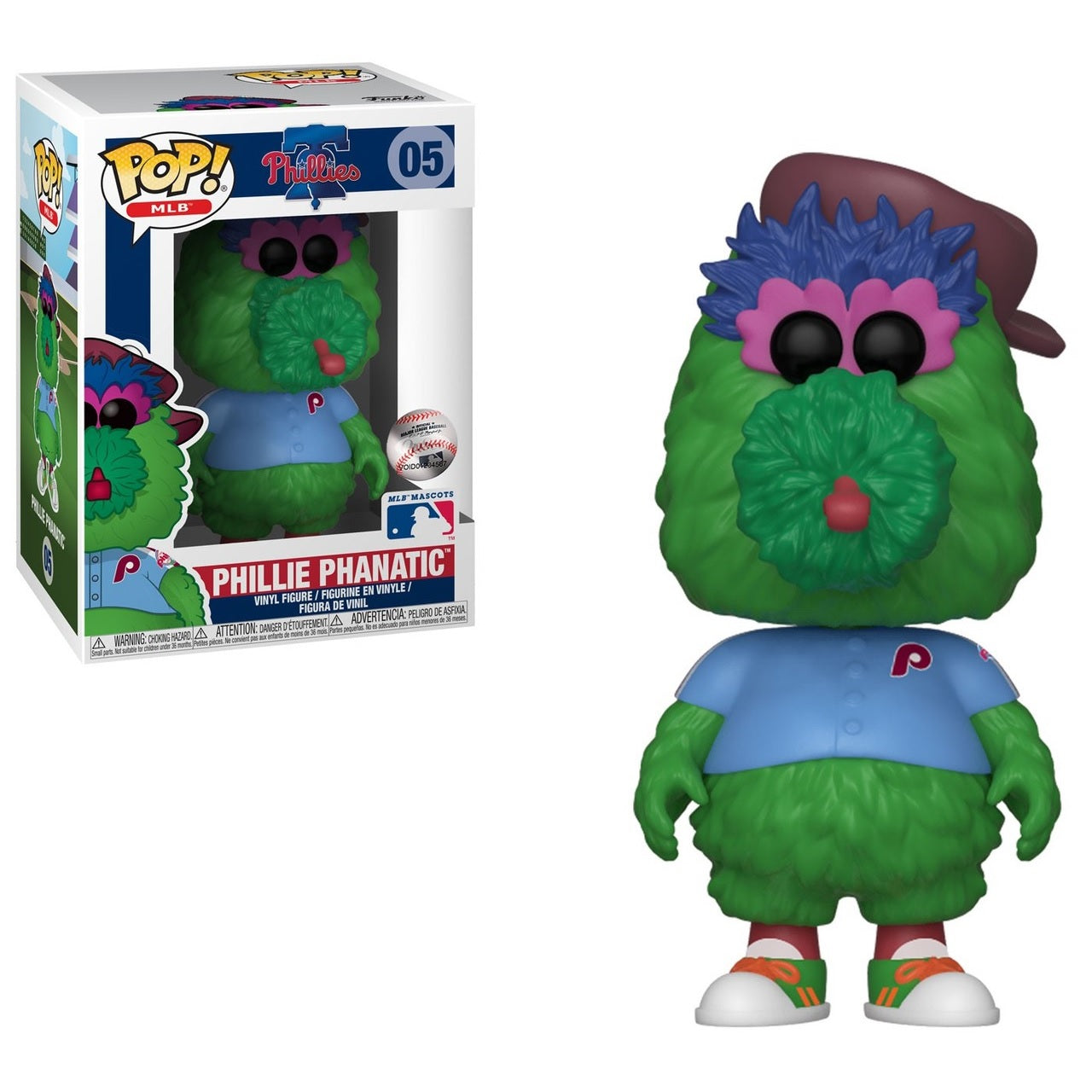 MLB Mascots Pop! Vinyl Figure Phillie Phanatic (Blue) [Philadelphia Phillies] [05] - Fugitive Toys