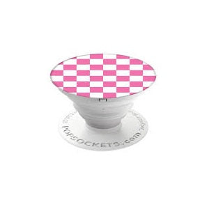 PopSockets Designs: Checker Pink - Fugitive Toys