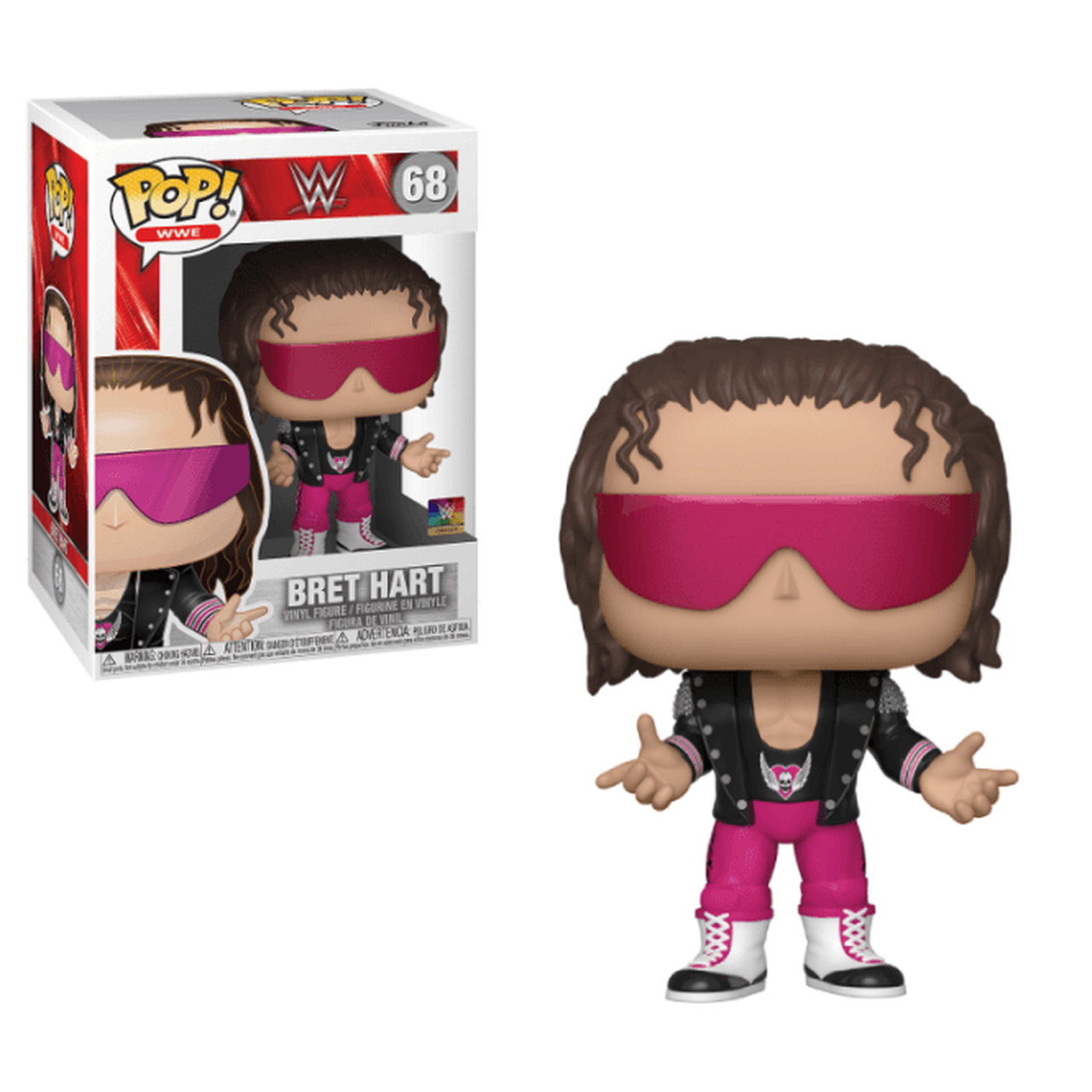 WWE Pop! Vinyl Figure Bret Hart with Jacket [68] - Fugitive Toys