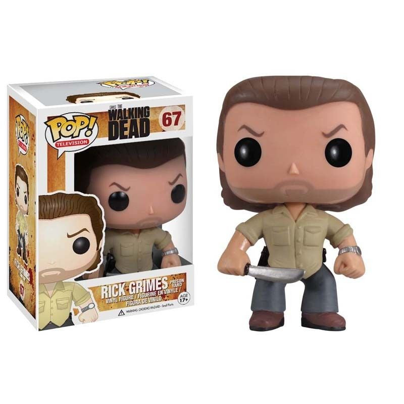 The Walking Dead Pop! Vinyl Figure Prison Yard Rick Grimes [67] - Fugitive Toys