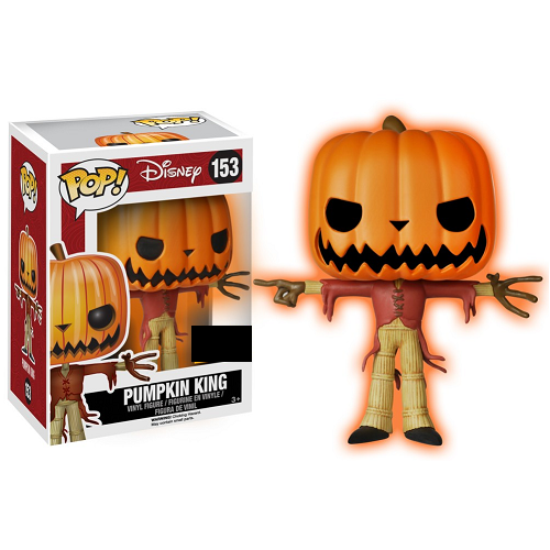 The Nightmare Before Christmas Pop! Vinyl Figure Pumpkin King (Glow In The Dark) [153] - Fugitive Toys