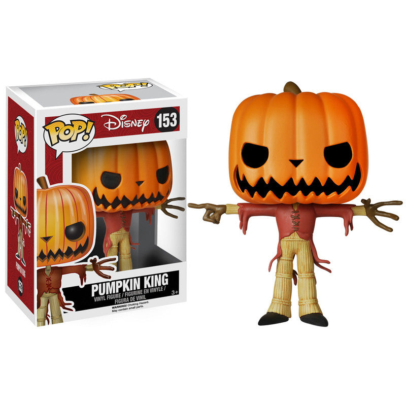 Disney The Nightmare Before Christmas Pop! Vinyl Figure Pumpkin King Jack Skellington [153] - Fugitive Toys