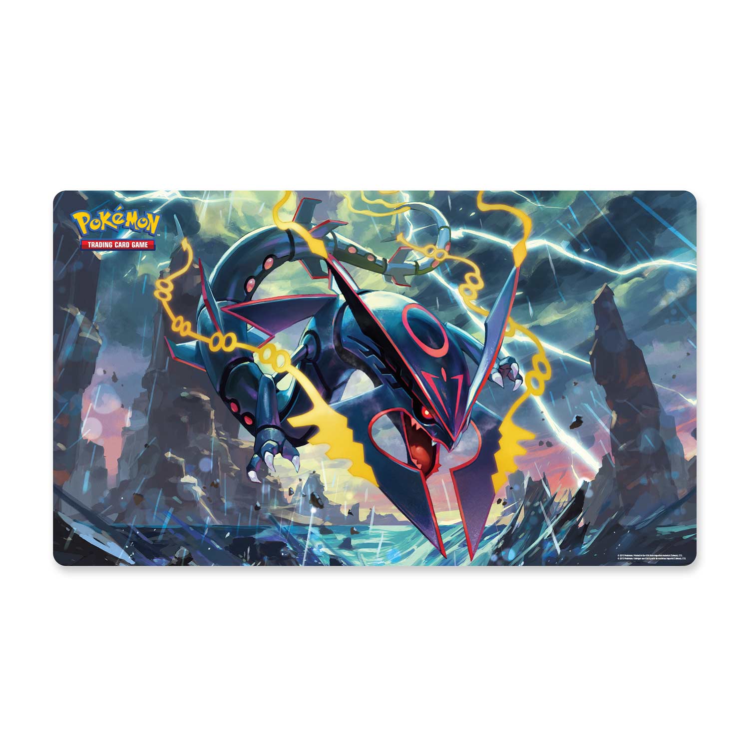 Pokemon Trading Card Game Shiny Mega Rayquaza Playmat - Fugitive Toys