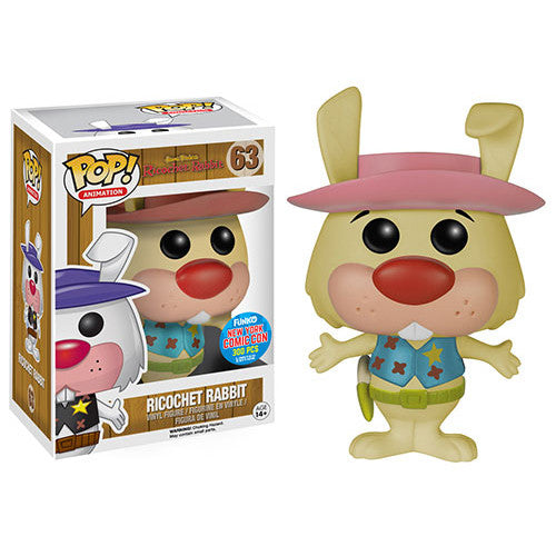 Hanna Barbera Pop! Vinyl Figure Ricochet Rabbit [Yellow Version] NYCC 2015 Exclusive - Fugitive Toys