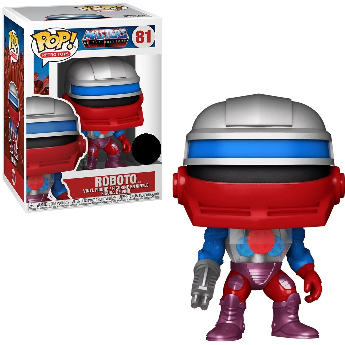 Masters of the Universe Pop! Vinyl Figure Roboto [81] - Fugitive Toys