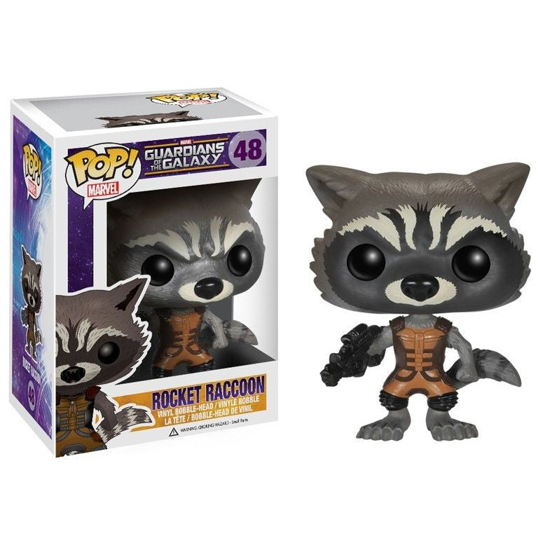 Marvel Guardians of the Galaxy Pop! Vinyl Bobblehead Rocket Raccoon - Fugitive Toys