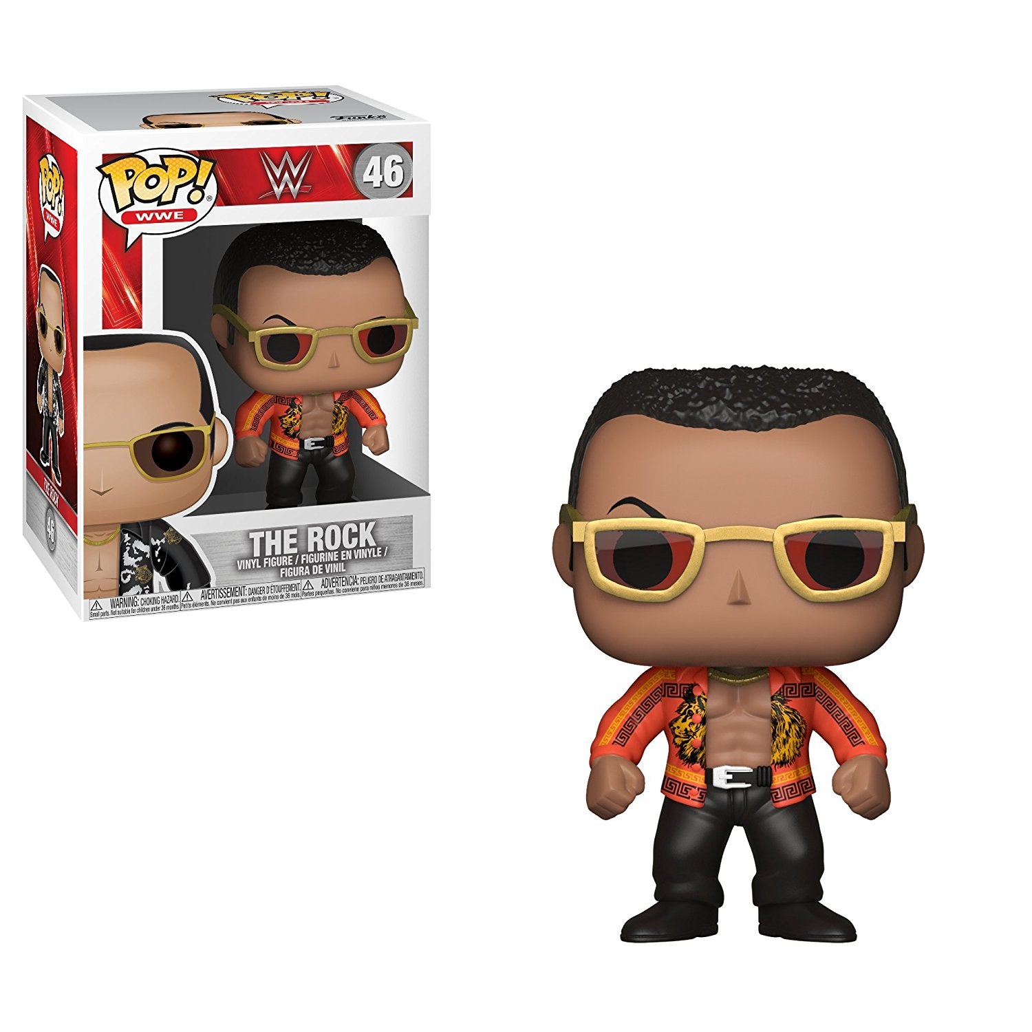 WWE Pop! Vinyl Figure The Rock Old School [46] - Fugitive Toys