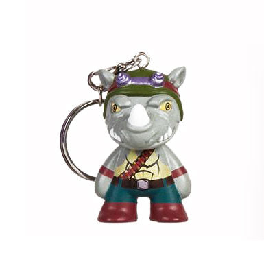 Kidrobot x Teenage Mutant Ninja Turtles Keychain Series - Rocksteady - Fugitive Toys