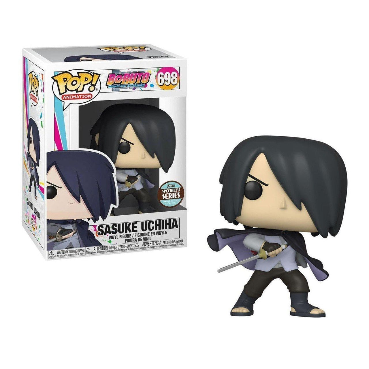 Boruto Pop! Vinyl Figure Sasuke Uchiha w/Cape (No Arm) Specialty Series [698] - Fugitive Toys