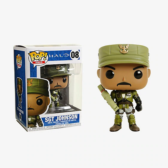 Halo Pop! Vinyl Figure Sgt. Johnson [08] - Fugitive Toys