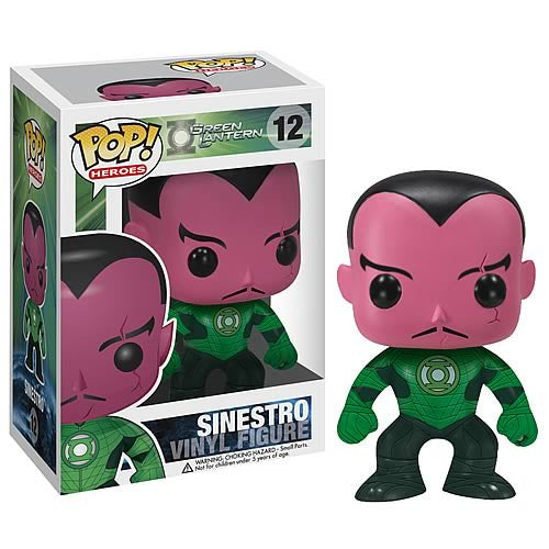 DC Universe Pop! Vinyl Figure Sinestro [12] - Fugitive Toys