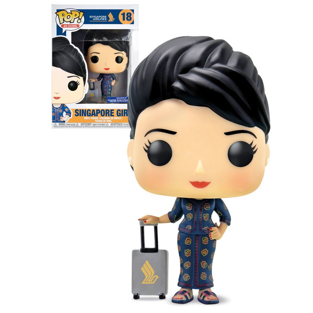 Ad Icons Pop! Vinyl Singapore Airlines Girl (KrisShop Exclusive) [18] - Fugitive Toys