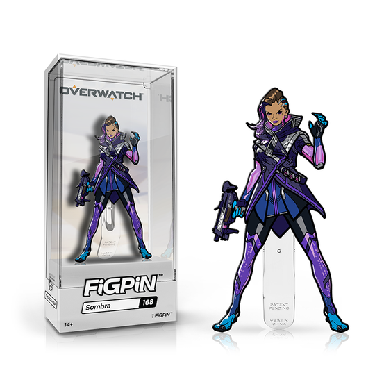 Overwatch: FiGPiN Enamel Pin Sombra [168] - Fugitive Toys