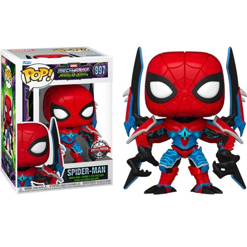 Marvel Mech Strike Monster Hunters Pop! Vinyl Figure Spider-Man [997] - Fugitive Toys