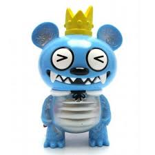 Bossy Bear Kaiju Blue (Squinty Eyes) Strange Beast Collection - Fugitive Toys