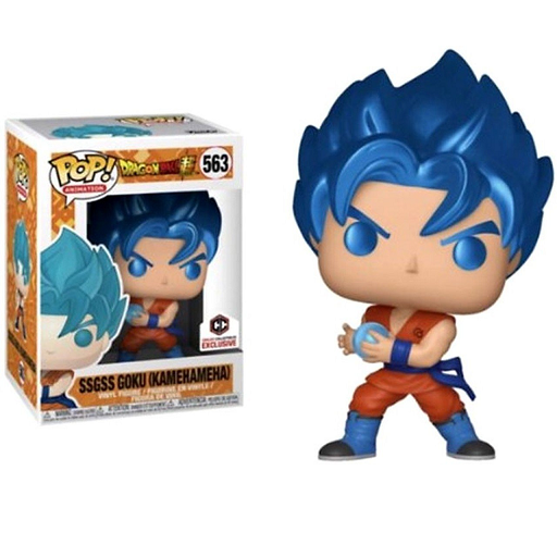 Dragon Ball Super Pop! Vinyl Figure SSGSS Goku (Kamehameha) [563] - Fugitive Toys