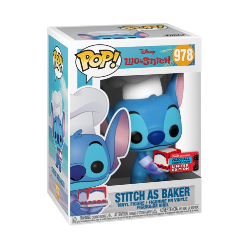 Disney Pop! Vinyl Figure Baker Stitch With Cake (2020 NYCC Shared) [978] - Fugitive Toys