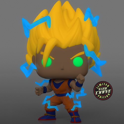 Dragon Ball Z Pop! Vinyl Figure Super Saiyan Goku w/Energy (PX Exclusive GITD Chase) [865] - Fugitive Toys