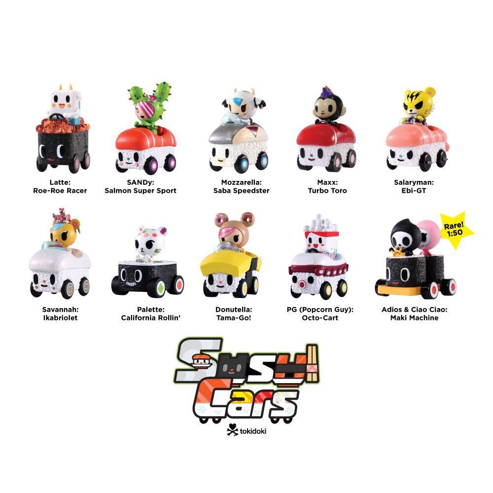 Tokidoki Sushi Cars: (1 Blind Box) - Fugitive Toys