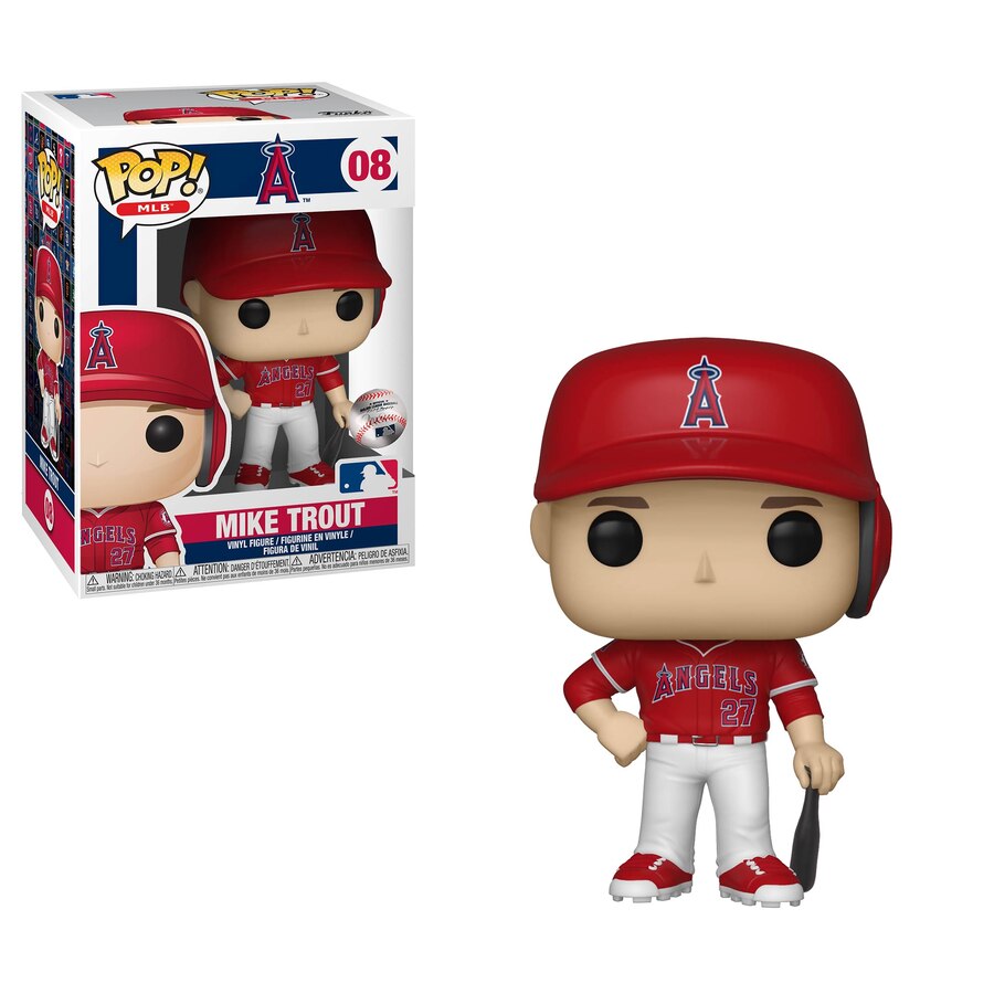 MLB Pop! Vinyl Figure Mike Trout (New Jersey) [LA Angels] [08] - Fugitive Toys