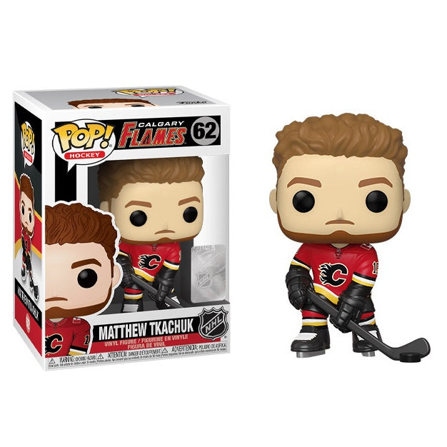 NHL Pop! Vinyl Figure Matthew Tkachuk (Calgary Flames) [62] - Fugitive Toys