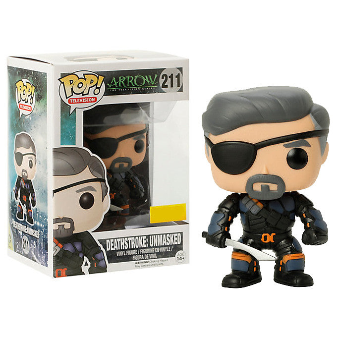 Arrow The Television Series Pop! Vinyl Figure Unmasked Deathstroke [Exclusive] - Fugitive Toys