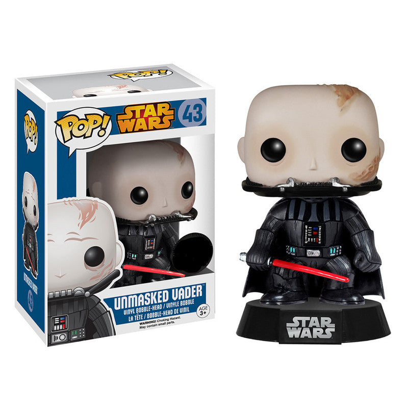 Star Wars Pop! Vinyl Bobblehead Unmasked Darth Vader - Fugitive Toys