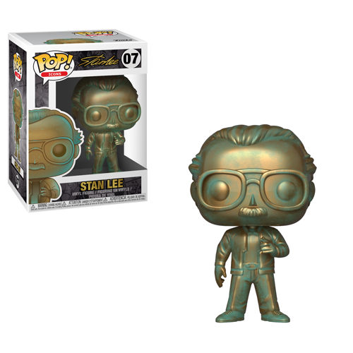 Icons Pop! Vinyl Stan Lee (Patina) [07] - Fugitive Toys