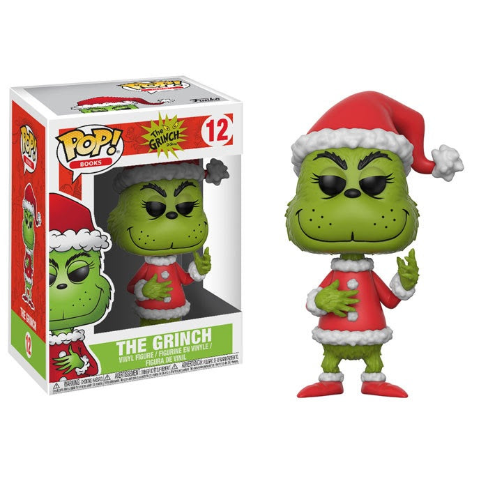 Books Pop! Vinyl Figure The Grinch [Dr. Seuss The Grinch] [12] - Fugitive Toys