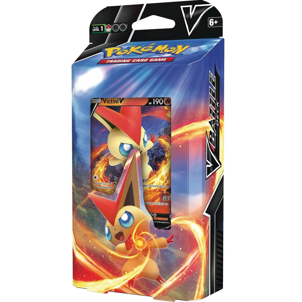 Pokemon Trading Card Game Victini V Battle Deck - Fugitive Toys