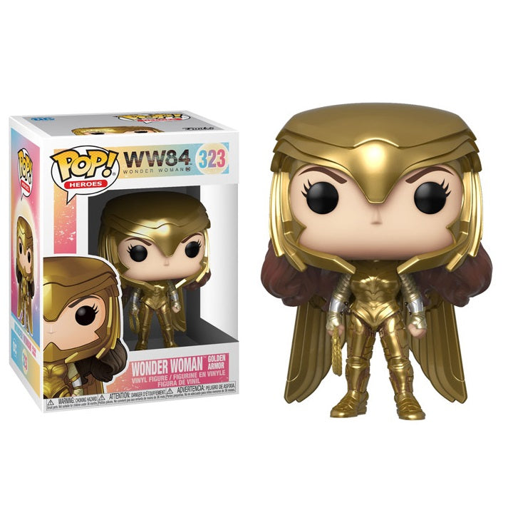 Wonder Woman 1984 Pop! Vinyl Figure Wonder Woman Golden Armor [323] - Fugitive Toys