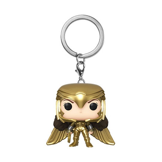 Wonder Woman 1984 Pocket Pop! Keychain Wonder Woman Golden Armor - Fugitive Toys