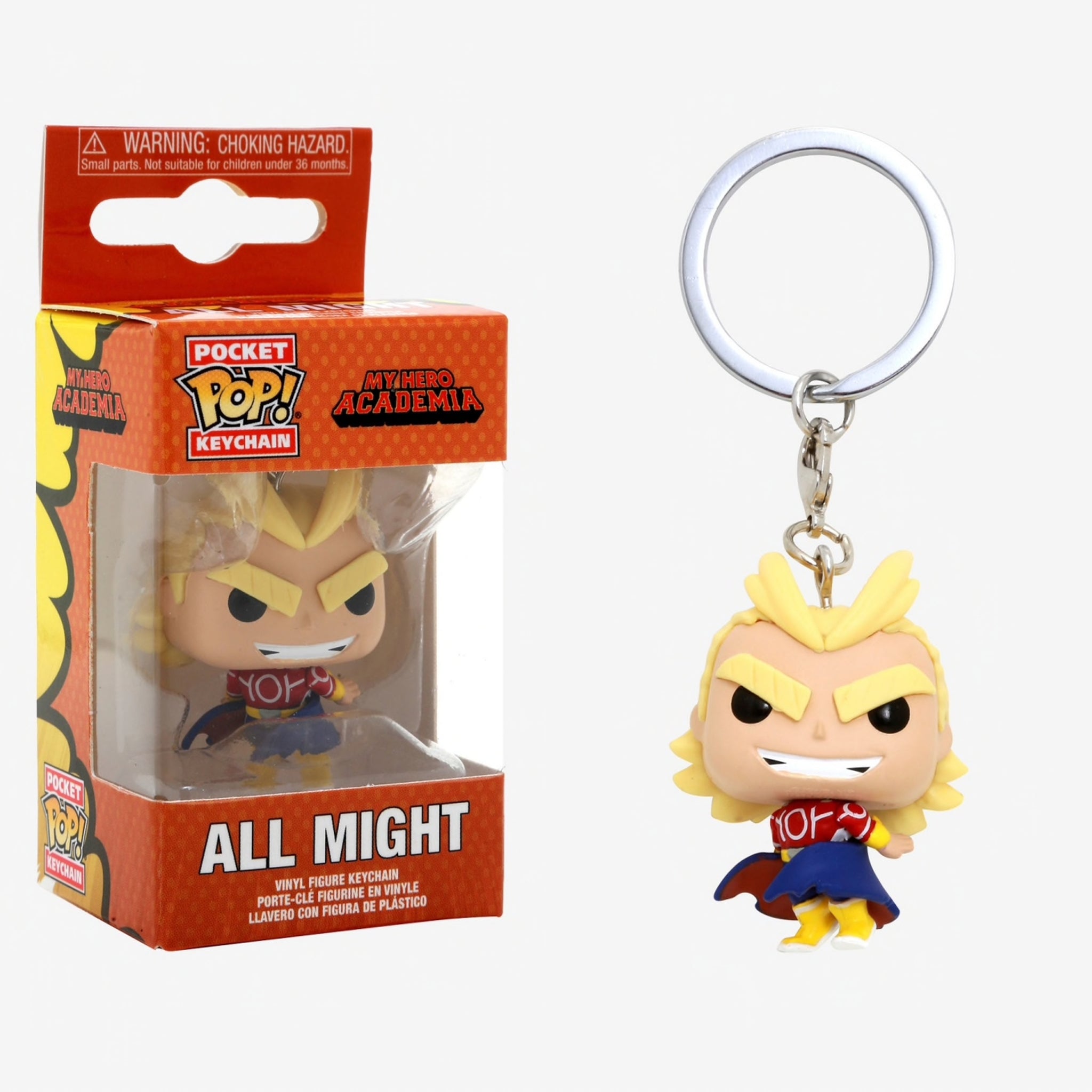 My Hero Academia Pocket Pop! Keychain Silver Age All Might - Fugitive Toys